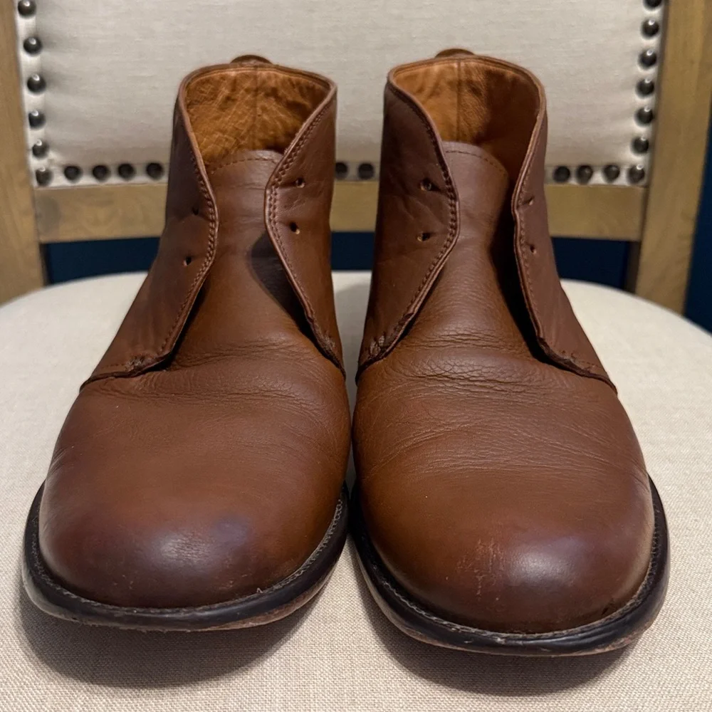 Frye Men's Brown Leather Chukka Boots, Size 11D